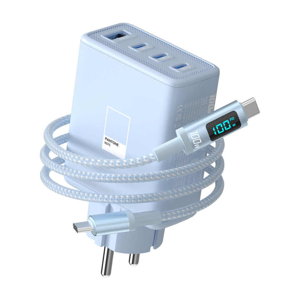 이어맥 100W GaN PD 초고속 멀티 충전기 LED 케이블 포함 세트 가격 비교 디엘티테크코리아 이어맥 100W GaN PD 초고속 멀티 충전기 LED 케이블 포함 세트