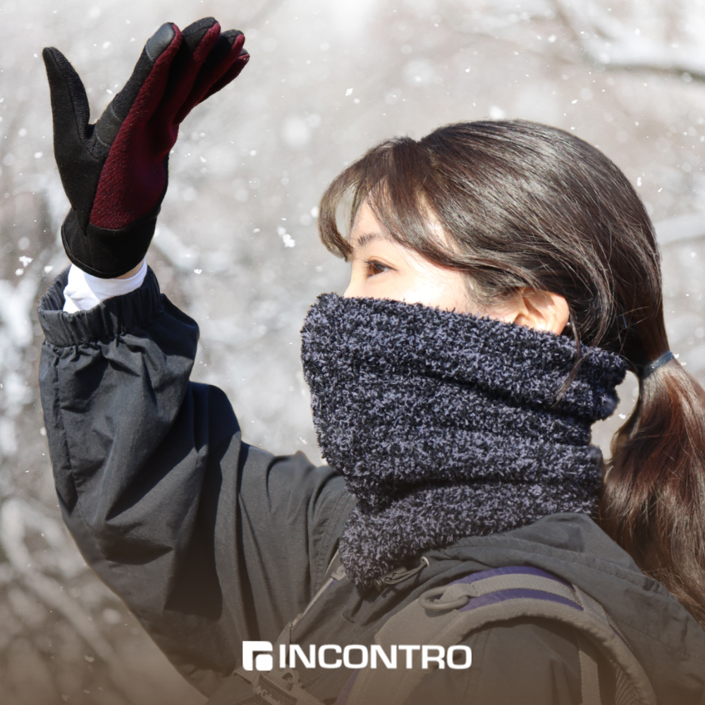 인콘트로 극세사 넥워머 수면 골프 등산 겨울 방한 레저 목토시 이미지 7