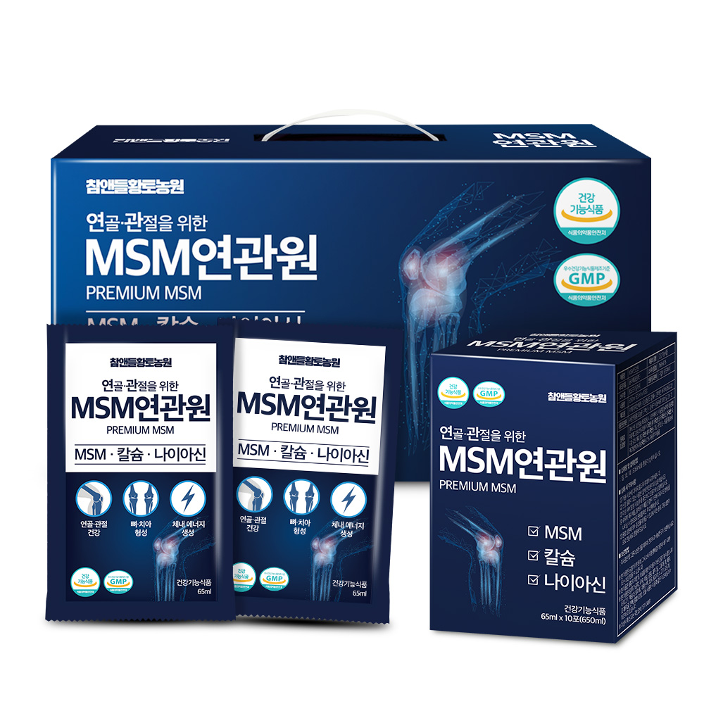 참앤들황토농원 연골 관절을 위한 MSM연관원 65ml 30포, 1개 제품 이미지