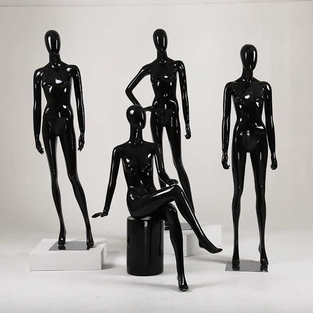 블랙 마네킹 옷 전신 디스플레이 목걸이 모델 주얼리 aa-6-1 블랙 - 상세 이미지 5
