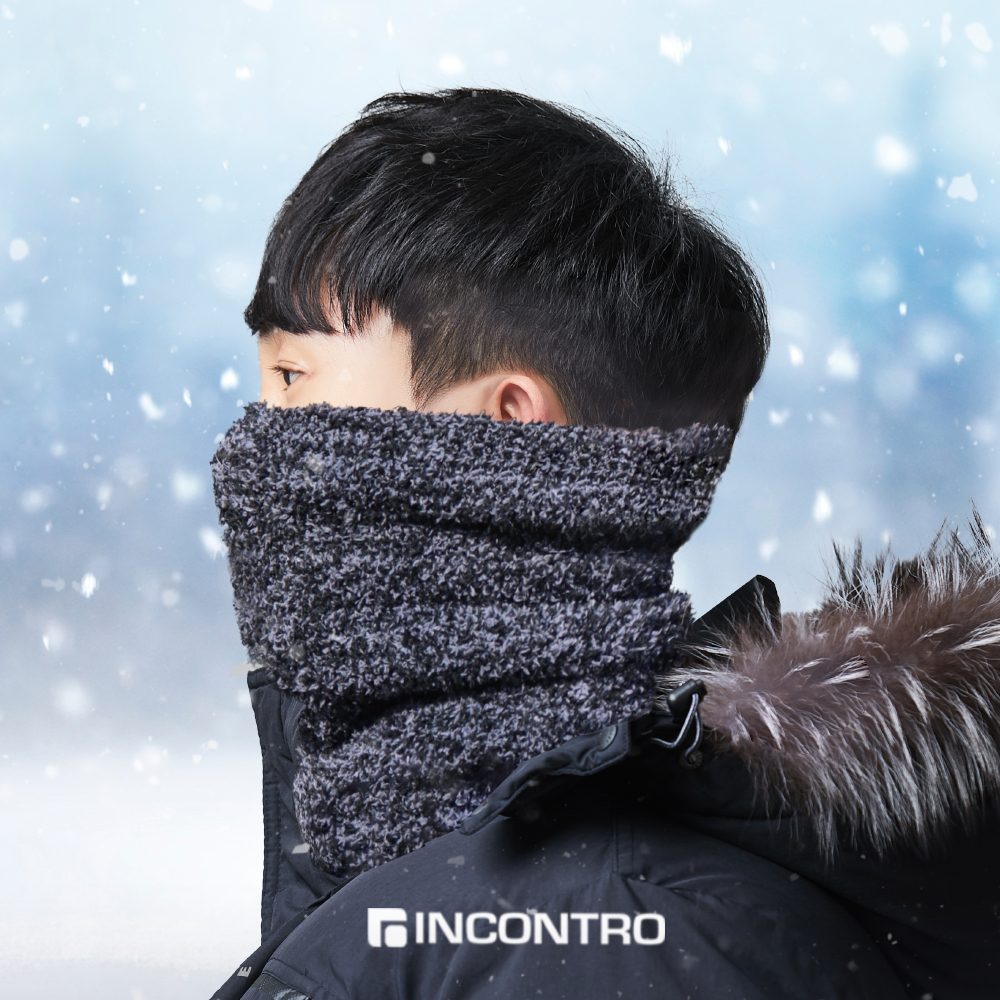 인콘트로 극세사 넥워머 수면 골프 등산 겨울 방한 레저 목토시 - 상세 이미지 4