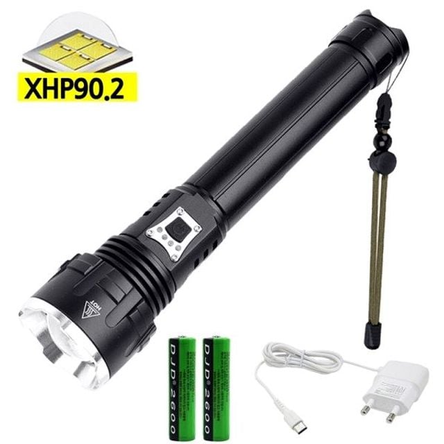 LED 5600루멘 후레쉬 랜턴 손전등 XHP90.2 D16 C아0 - 상품 이미지