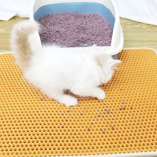 사막화 고양이 화장실 매트 벌집 고양이 배변 패드 방지 모래