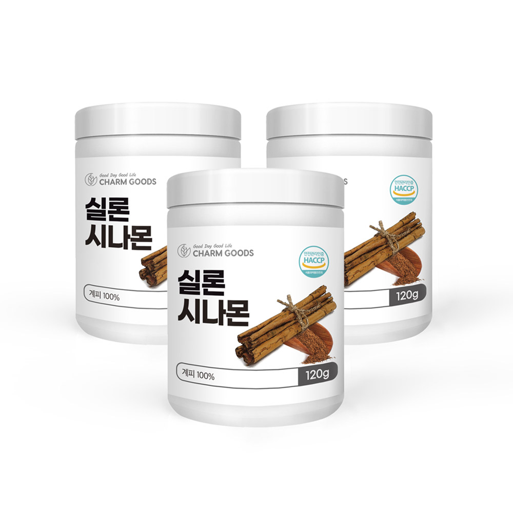 실론시나몬 계피 가루 파우더 스리랑카산 부드러운 향미 120g, 3개 - 상품 이미지