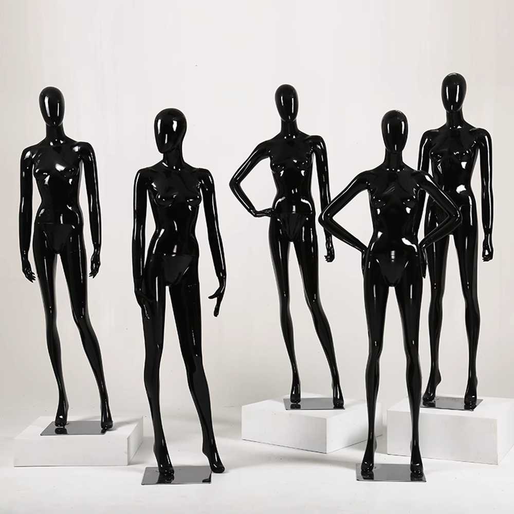 블랙 마네킹 옷 전신 디스플레이 목걸이 모델 주얼리 aa-6-1 블랙 - 상세 이미지 4