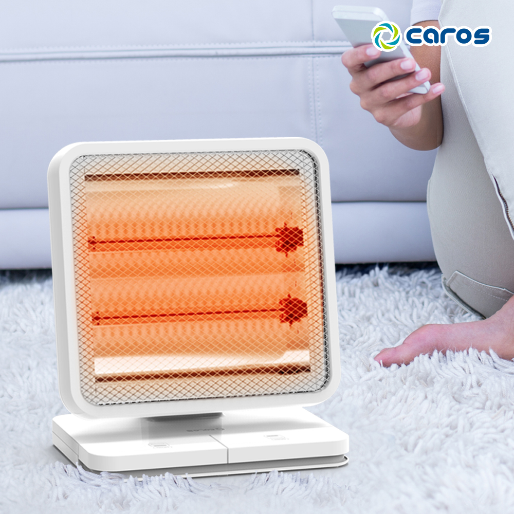 캐로스 발난로 전기히터 풋 터치 미니 소형 사무실 가정용 책상용 캠핑 스토브 700w