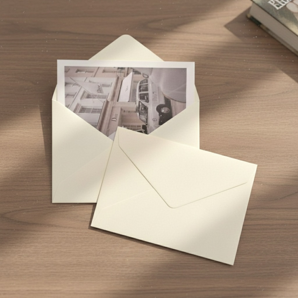 소프트 청첩장 봉투 엽서 카드 160X114mm 종이 편지 제품 이미지