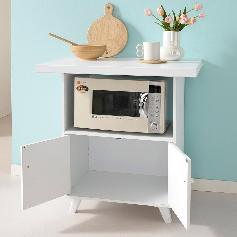 다용도 전자렌지 선반 렌지대 3단