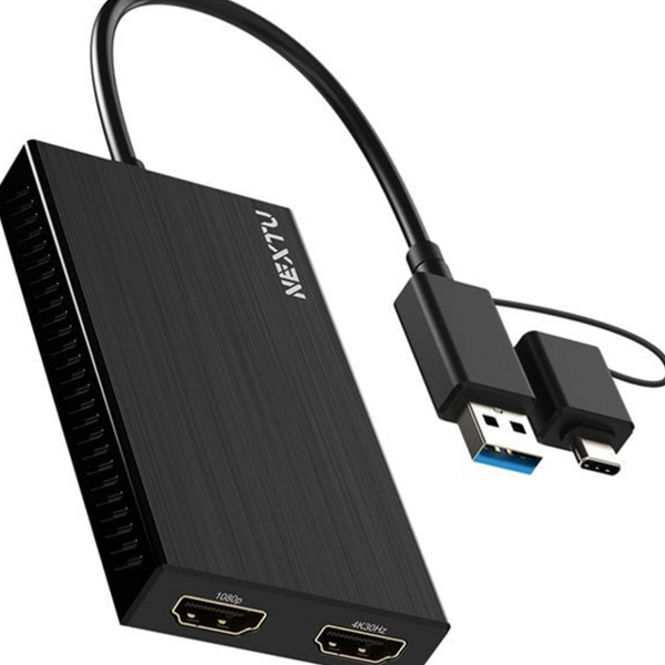 듀얼 usbc 타입 hdmi 어댑터 확장 usba 타입 hdmi 어댑터 - 상품 이미지