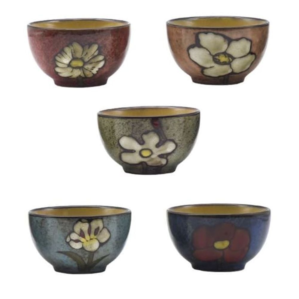 소담 면기 도자기 대접 냉면기 라면 그릇 5P 17CM - 메인 이미지