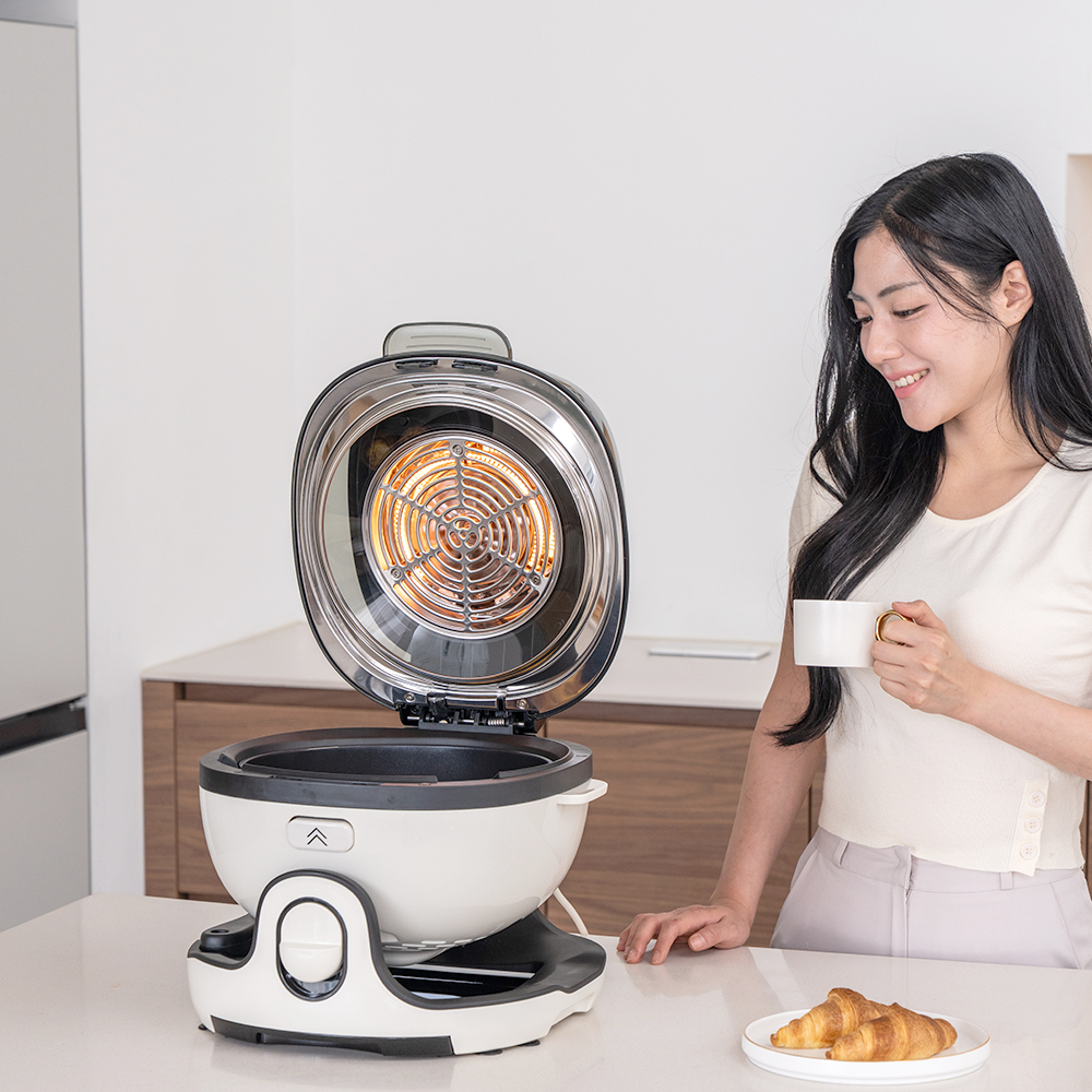 디베아 원터치 스마트 자동회전 에어프라이어 360