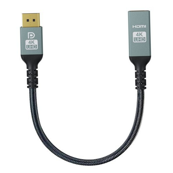 무전원 dp hdmi 컨버터 케이블 dp hdmi 변환 젠더 영상 - 상품 이미지