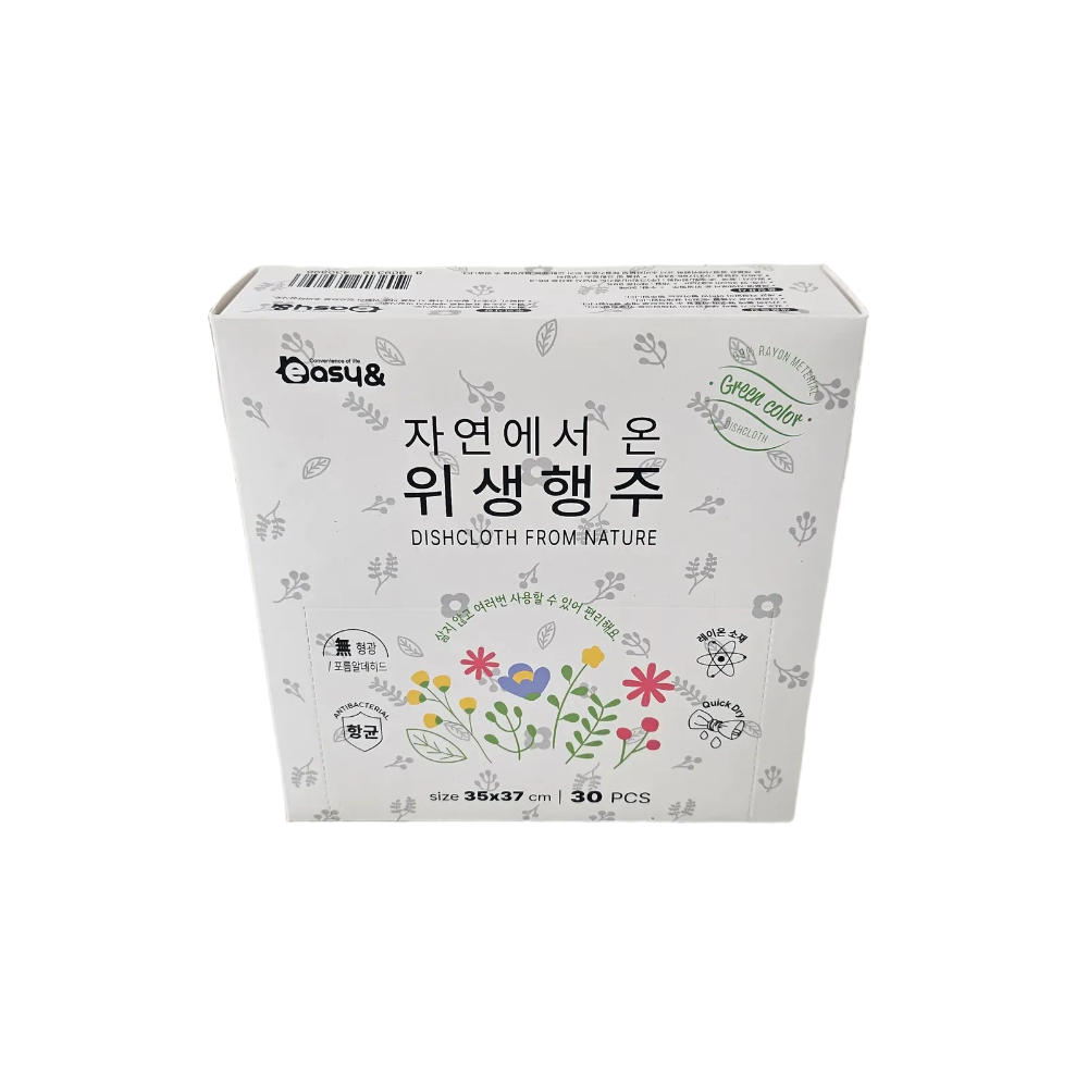 이지앤 자연에서 온 위생행주 30매 (0896) 35X37cm - 상세 이미지 2