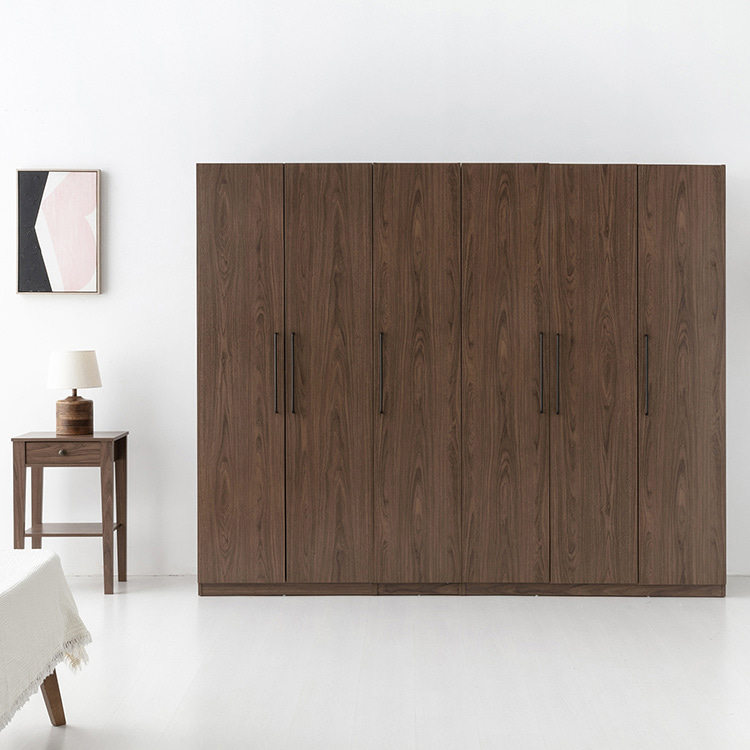 미란스 1문 옷장 WA261R 396x515x1940mm, 1단, 브라운 8225.7314 - 상세 이미지 5