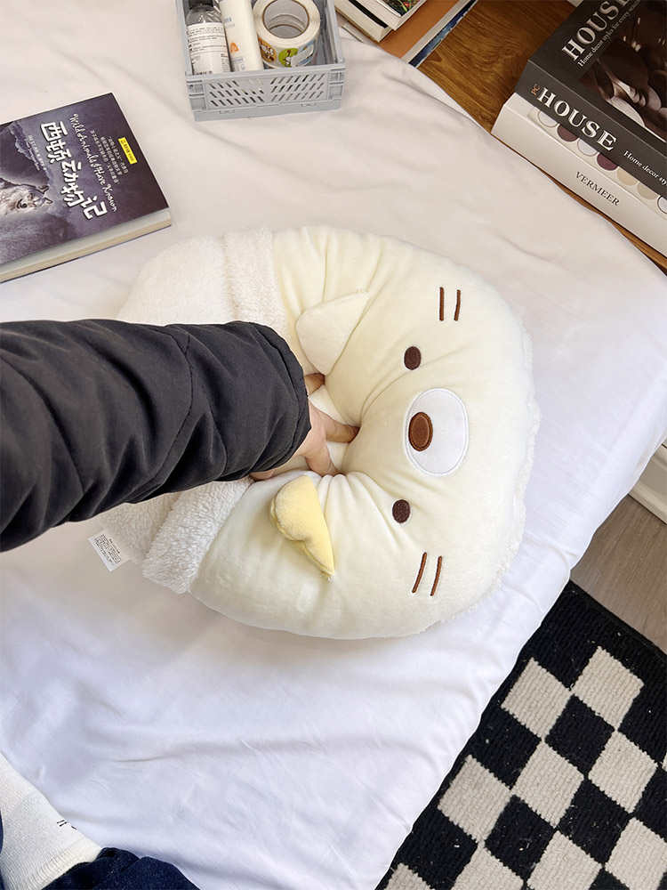 한교동 발워머 풋워머 발난로 플러시 손난로 베개 쿠션 겨울 발 커버 사무실 학교 거실 한교동 45x50cm - 상세 이미지 5