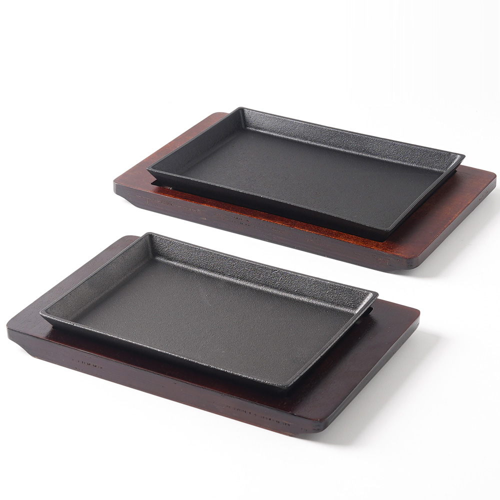 포지드 사각 주물팬 세트 인덕션 무쇠 철판 콘치즈 스테이크 팬 판 21.7cm 이미지 6