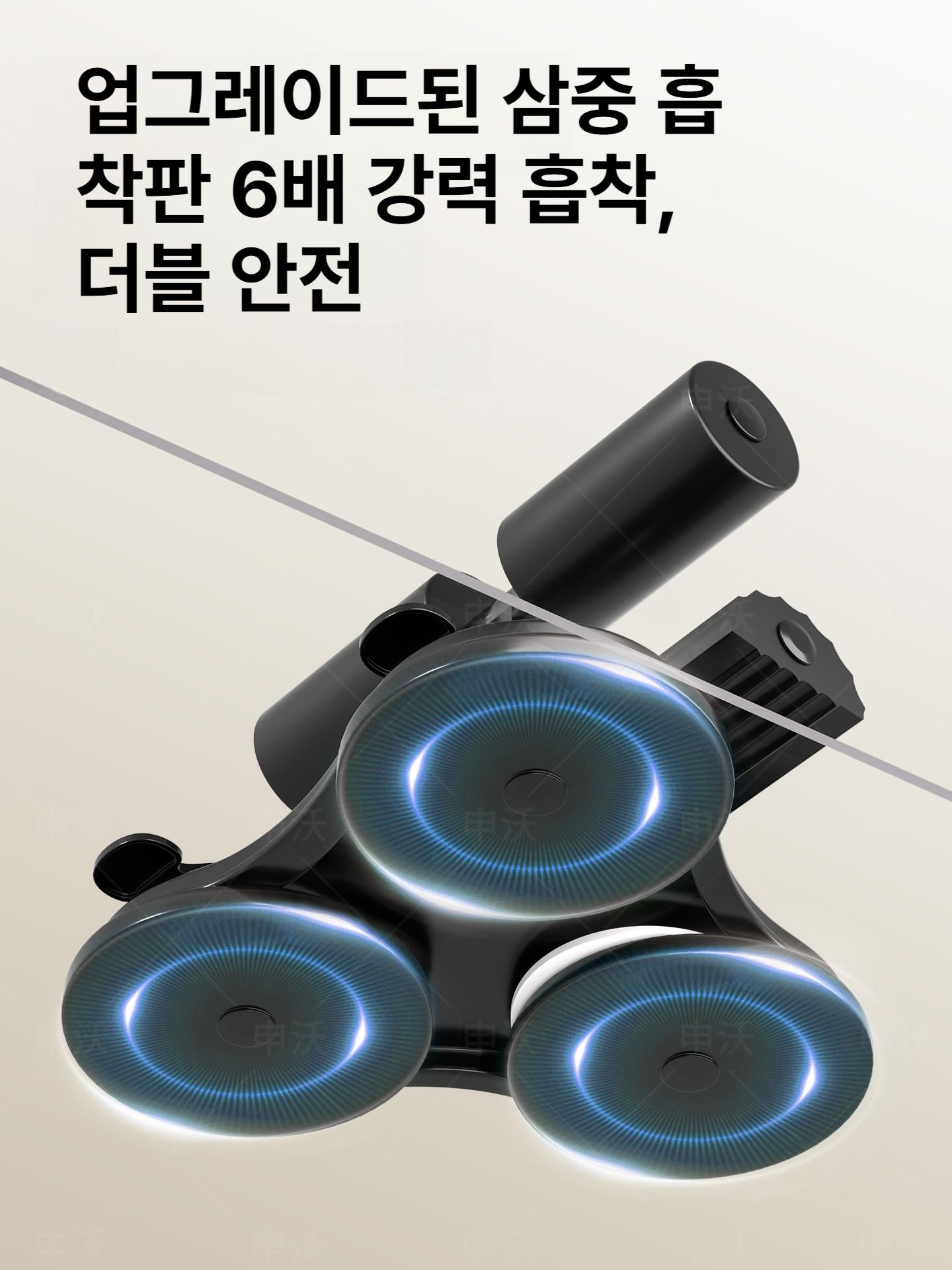 복근운동 보조기구 홈트 복부운동기구 남녀공용 두꺼운 슬라이드형 기본 2흡착컵4배흡착+저항밴드 C - 상세 이미지 4