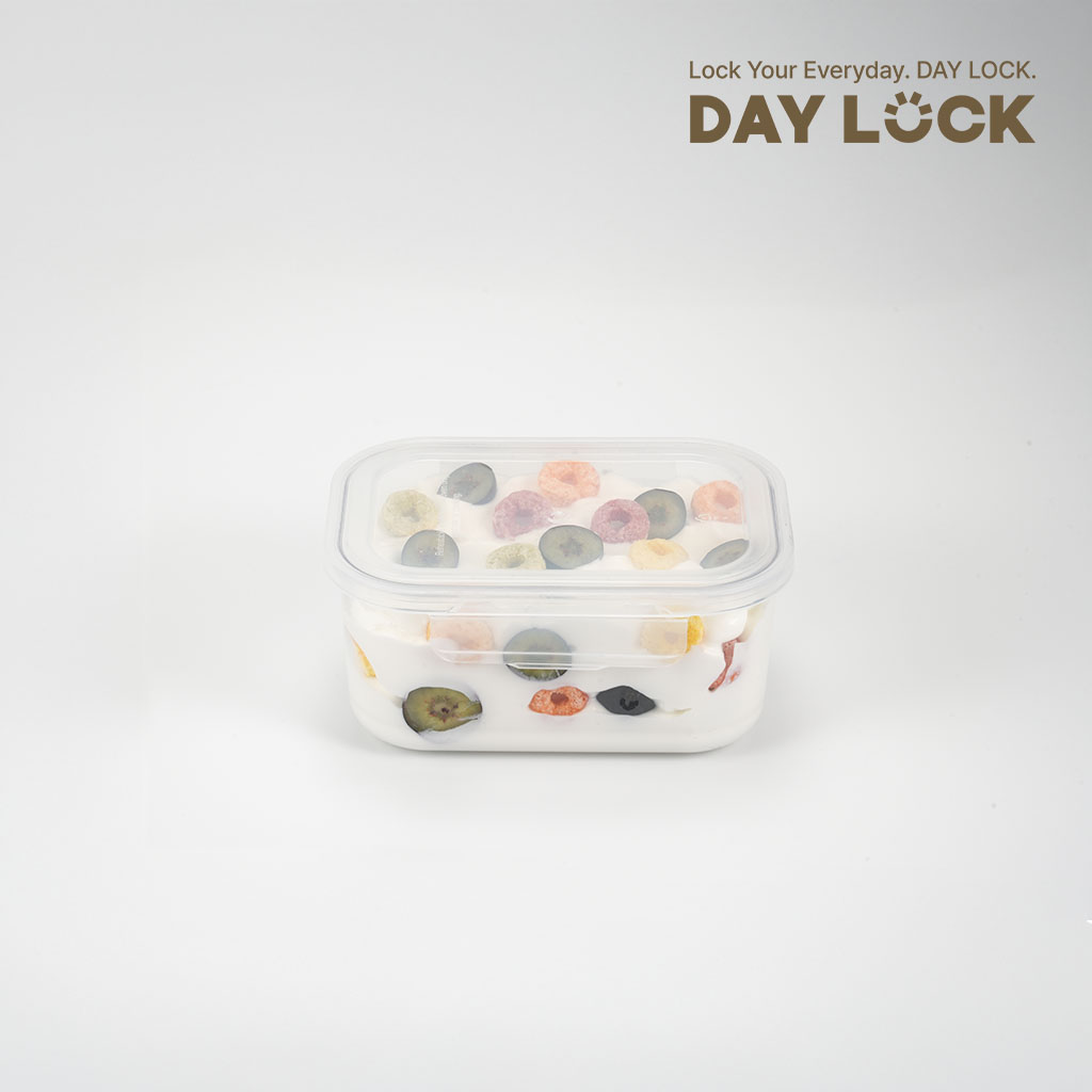 데이락 논패킹 에코젠 밀폐용기 반찬통 350ml, 1개 - 상세 이미지 2