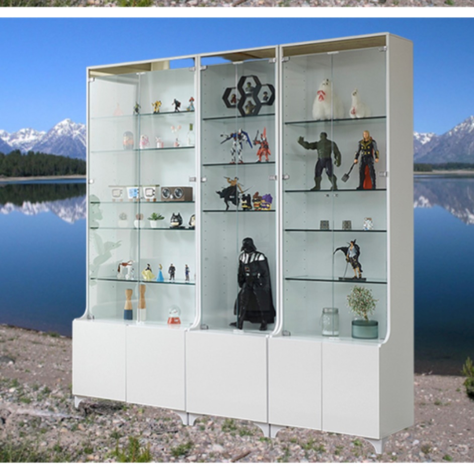 유리문 장식장 5단 진열장 상패 트로피장 굿즈 장식장