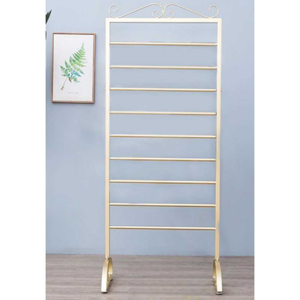 리본 정리대 디스플레이 수납장 공방 포장 원단 튜브 170x90cm 금색 - 상품 이미지