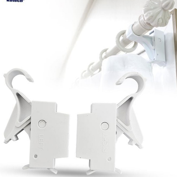 못없이 무타공 커튼 브라켓 폴대 커튼 봉 고정 브라켓 지지대