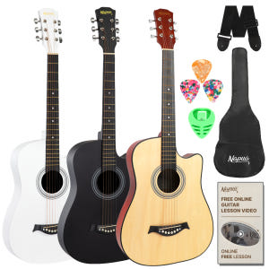 나푸아 NG113 입문용 통기타 입문 연습용 어린이 여성용 미니기타 독학 실사용 후기 | 효과 있을까? - 상품 이미지 1