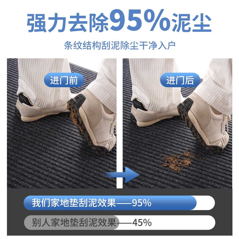 대형 롤매트 상가 현관 퍼즐매트 재단 호텔 웰컴매트 레드 - 상세 이미지 5