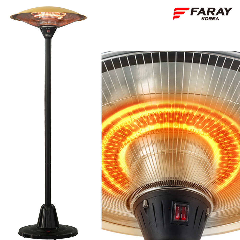 화레이 전기 파티오 히터 FNEH-3800T 삿갓 난로 야외 테라스 카페