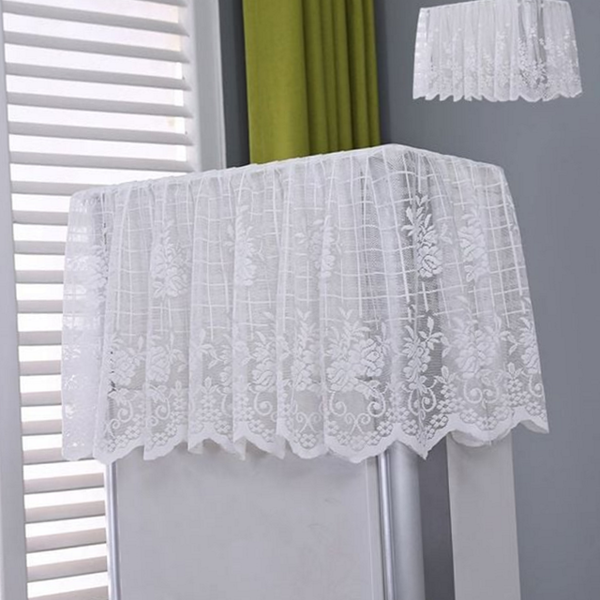 인테리어 스탠드 에어컨 커버 디자인 사각형 에어컨 커버 레이스 방진 - 상품 이미지