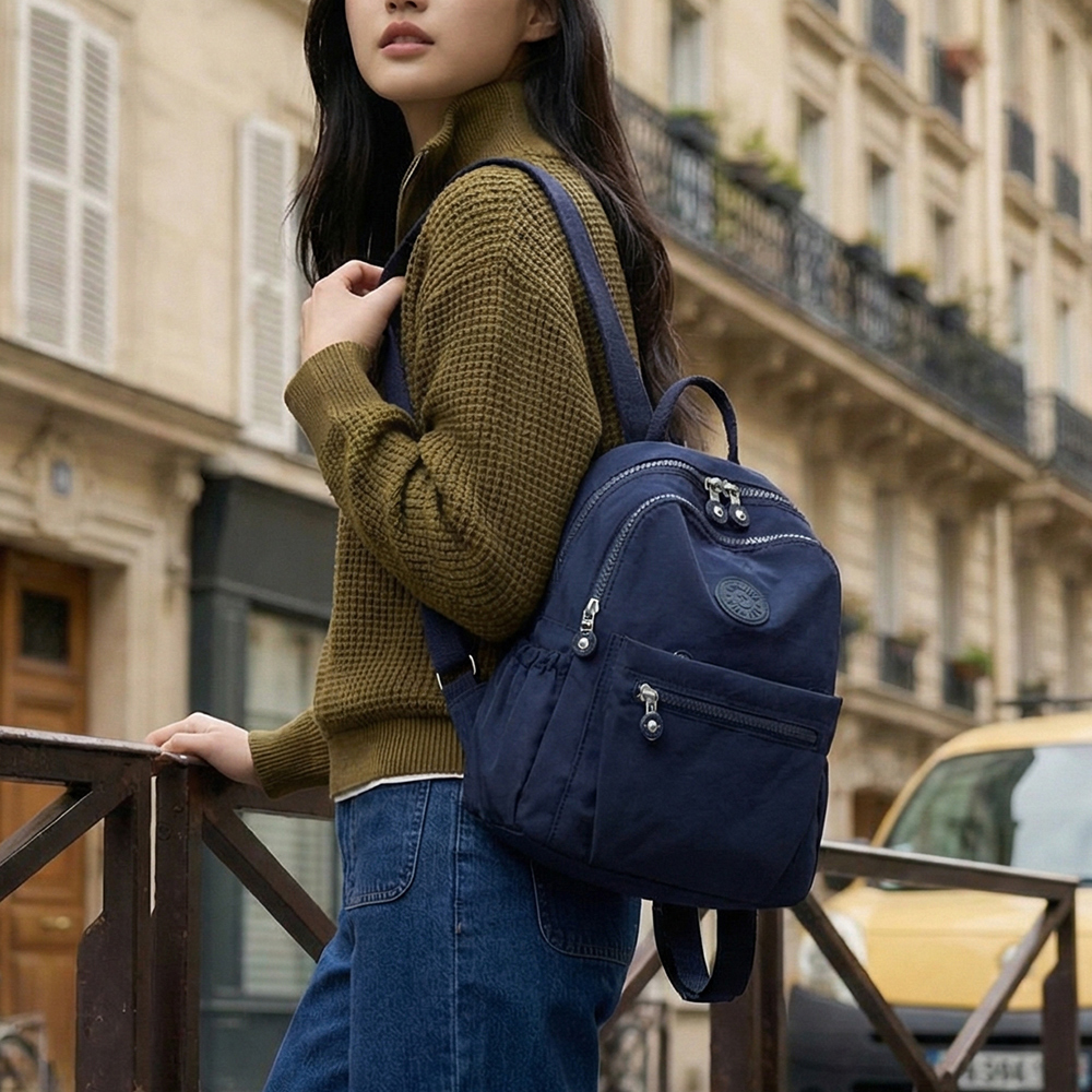 비에스한스 가벼운 여행용 나일론 여성 백팩 미니백팩