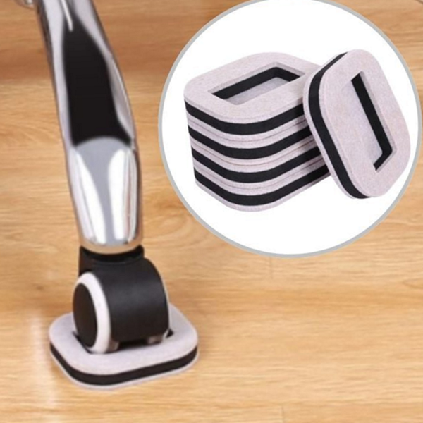 스크래치방지 의자 바퀴 고정 패드 소음방지 의자 고정 패드 멈춤