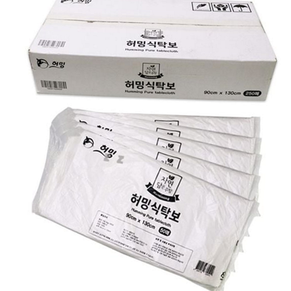 일회용 비닐 식탁보 위생 업소용 식탁보 횟집 대형