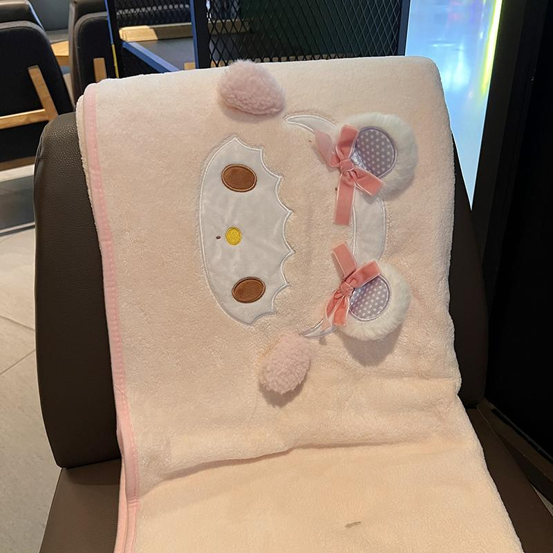 마이멜로디 목욕 타월 흡수성 대형 스포츠 두꺼운 담요 사무실 학교 욕실 프린세스 마이멜로디 A 85x135cm - 상세 이미지 5