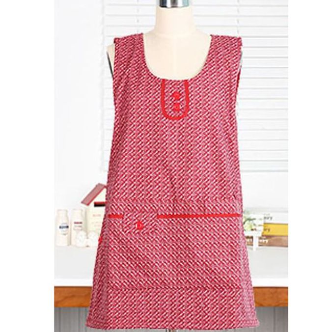 기모 앞치마 어린이집 카페 겨울 방수 L 미용실 예쁜 원피스 원피스형