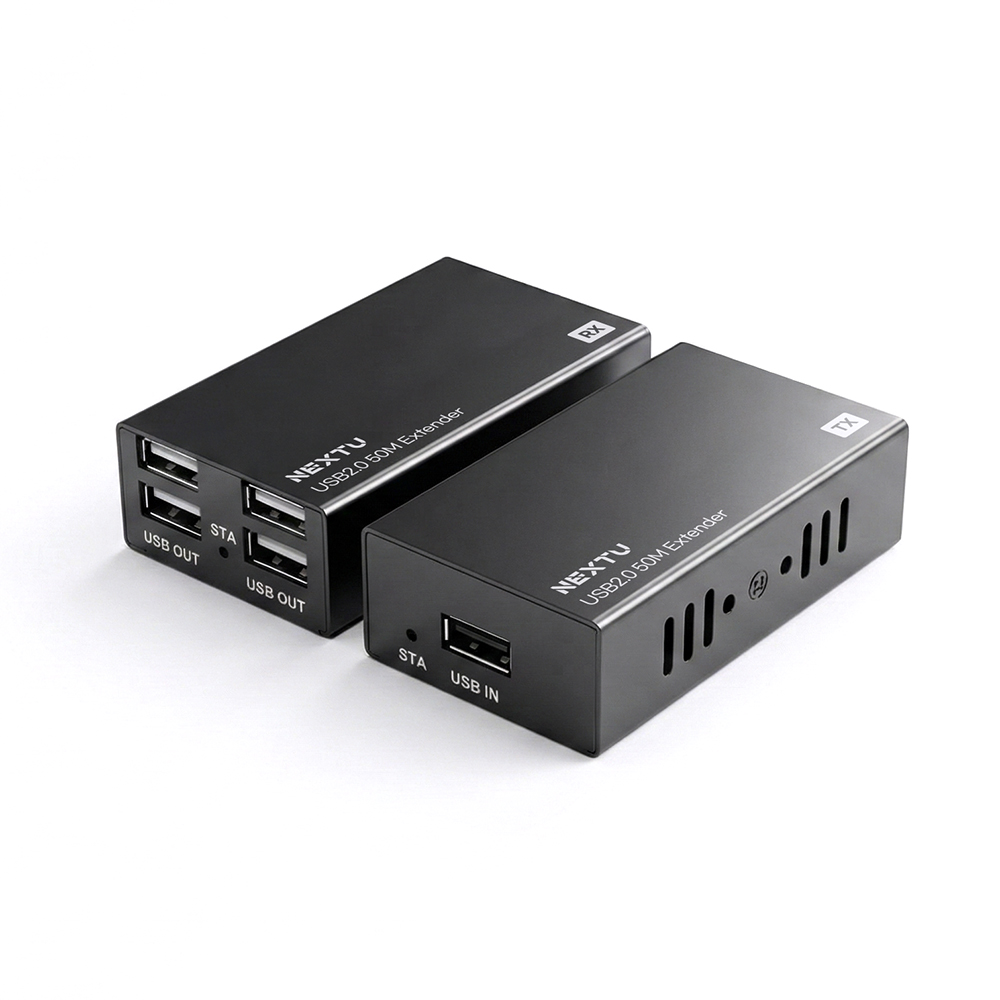 넥스트유 리파인 UL1 USB2.0 서포트 UTP 50M 거리 연장기 리피터 - 상세 이미지 2