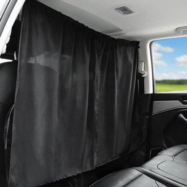 프라이버시 차량용 커튼 사생활 차량용 가림막 차박 암막 보호 블랙