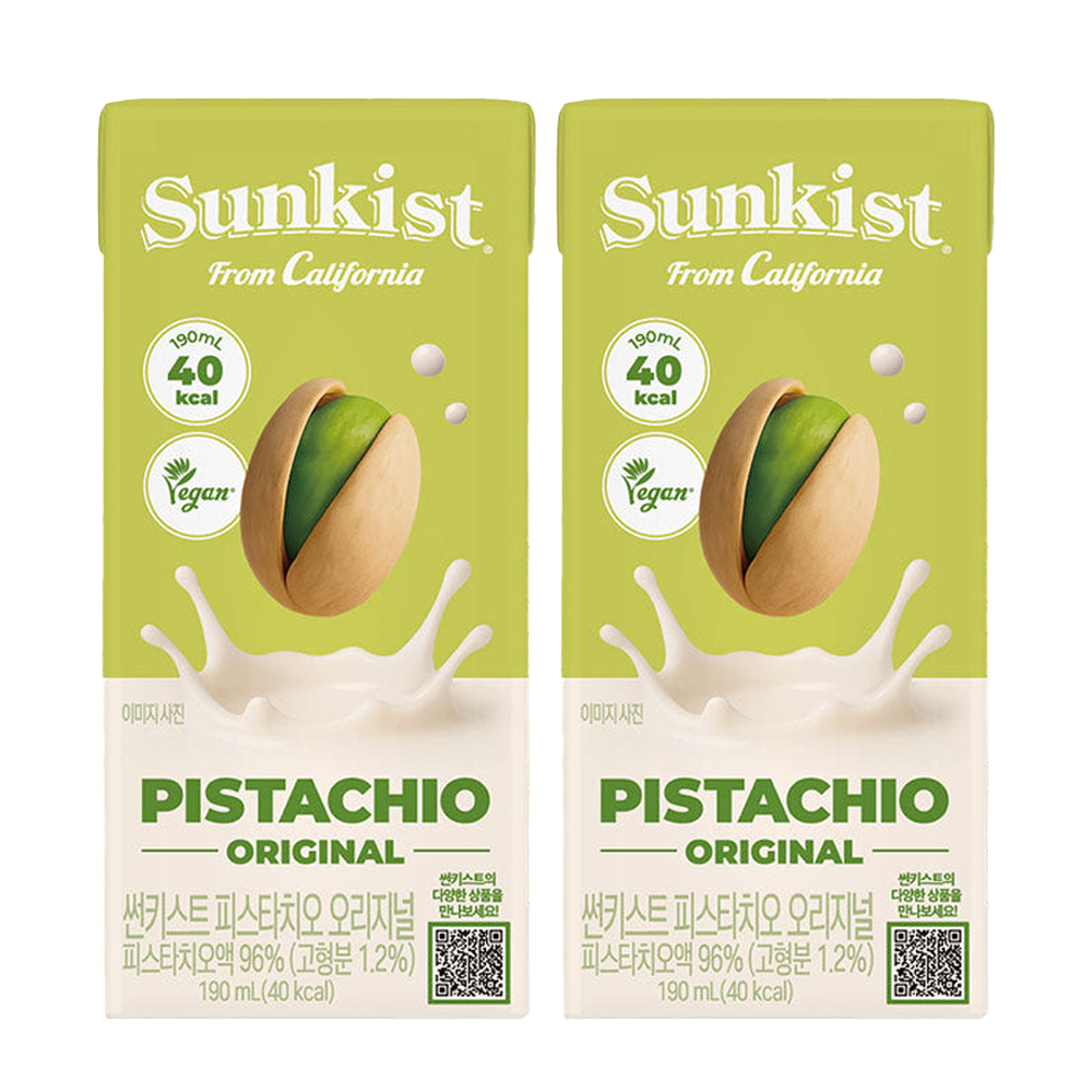 썬키스트 피스타치오 오리지널 190ml 24팩 - 상품 이미지