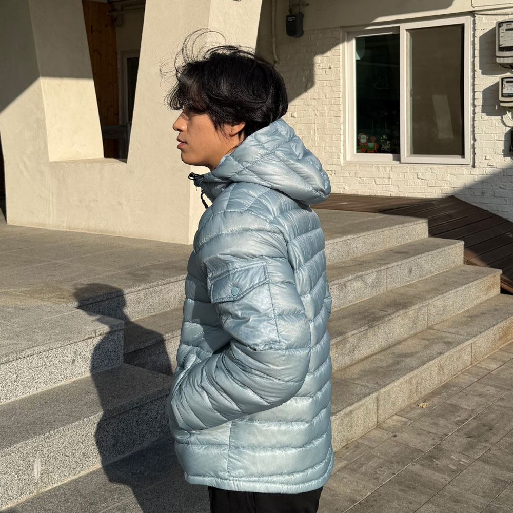 아웃핏 남자 경량패딩 점퍼 5colors 커플패딩 덕다운 - 상세 이미지 2