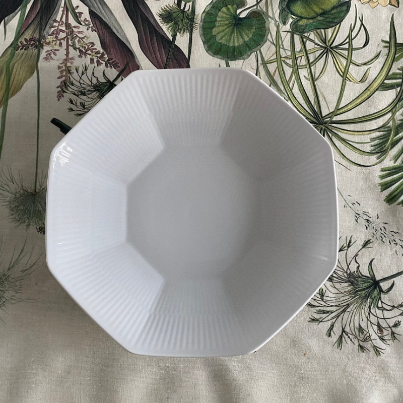 (25cm 볼) 로얄코펜하겐 화이트 플루티드  25cm 볼 1020510