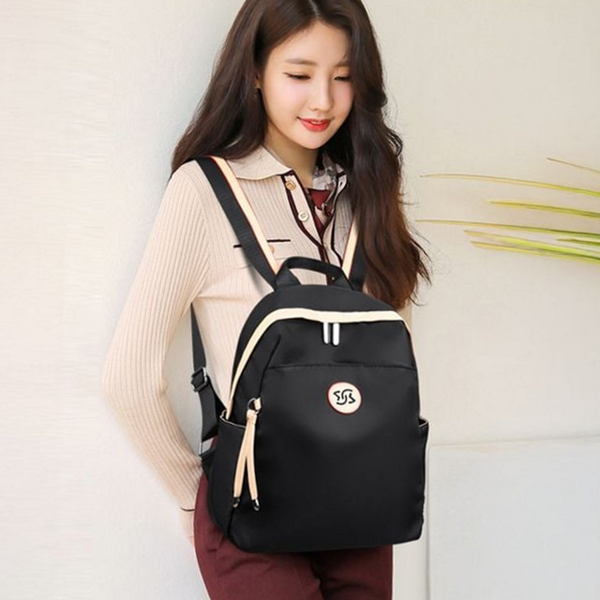 가벼운 여성 백팩 캐주얼 데일리 백팩 학생 여행 - 메인 이미지