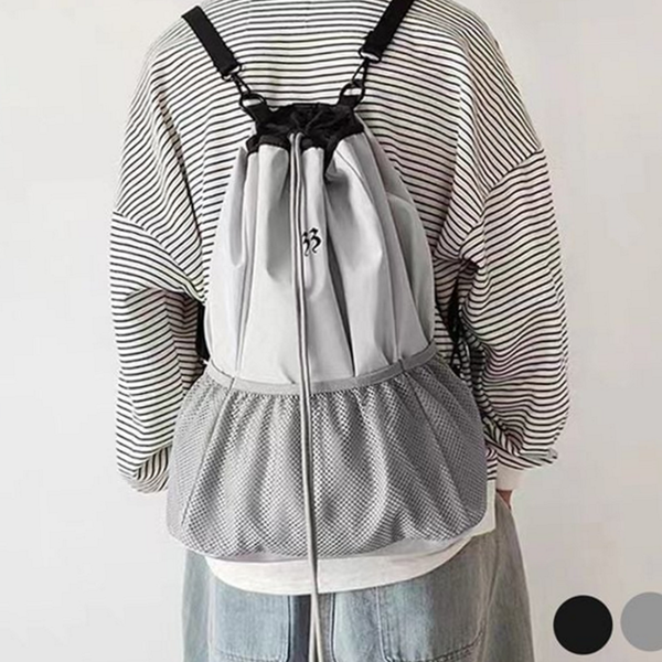 데일리 복조리 백팩 캐주얼 나일론 백팩 나들이 여성 가방 - 메인 이미지