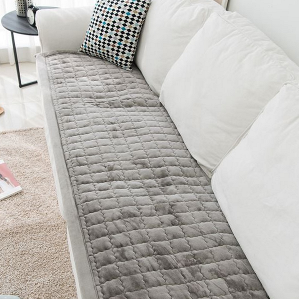 도톰한 4인용 쇼파 패드 따뜻한 극세사 쇼파 패드 6인용 겨울