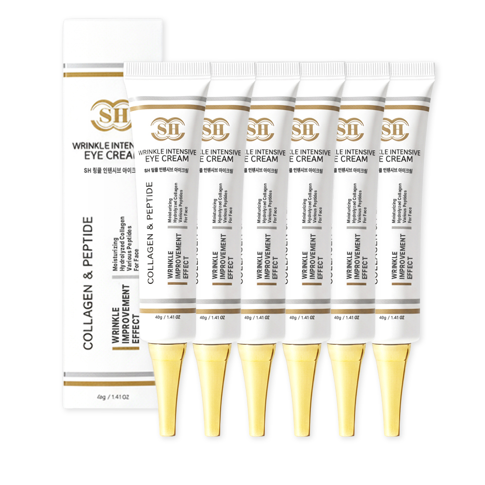 에스에이치 링클 인텐시브 아이크림 펩타이드 콜라겐 눈밑주름 눈가주름 탄력 40ml, 6개 - 상품 이미지