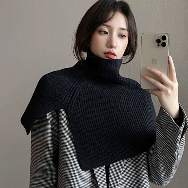 레이어드 여성넥 워머 터틀넥 여자넥 워머 목폴라 패션 - 상품 이미지