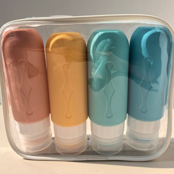 휴대용 여행용 공병 소분 실리콘 공병 샴푸 다회용 세트 - 상품 이미지