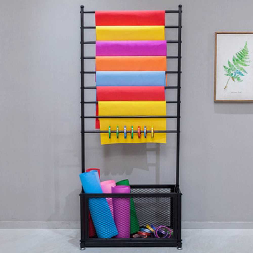 리본 정리대 디스플레이 수납장 공방 포장 원단 튜브 170x90cm 금색 이미지 8