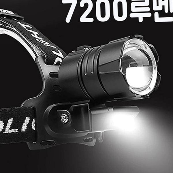 강력 led 헤드 랜턴 고광량 충전식 헤드 랜턴 캠핑 야간 - 상품 이미지