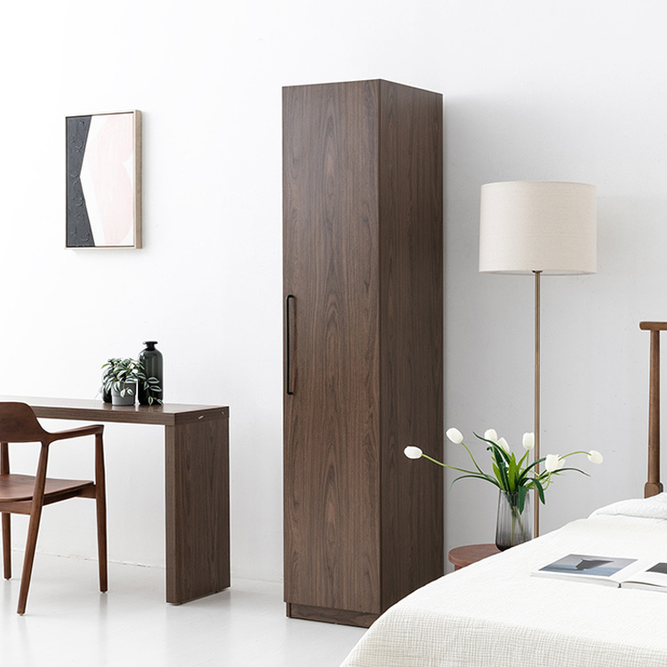 미란스 1문 옷장 WA261R 396x515x1940mm, 1단, 브라운 8225.7314 - 상세 이미지 3