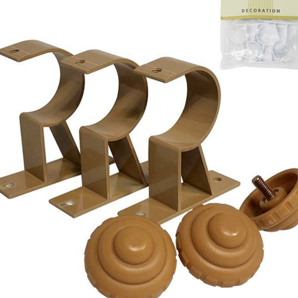 알루미늄 커튼 브라켓 35mm 커튼 브라켓 부자재 벽걸이 천장 고정