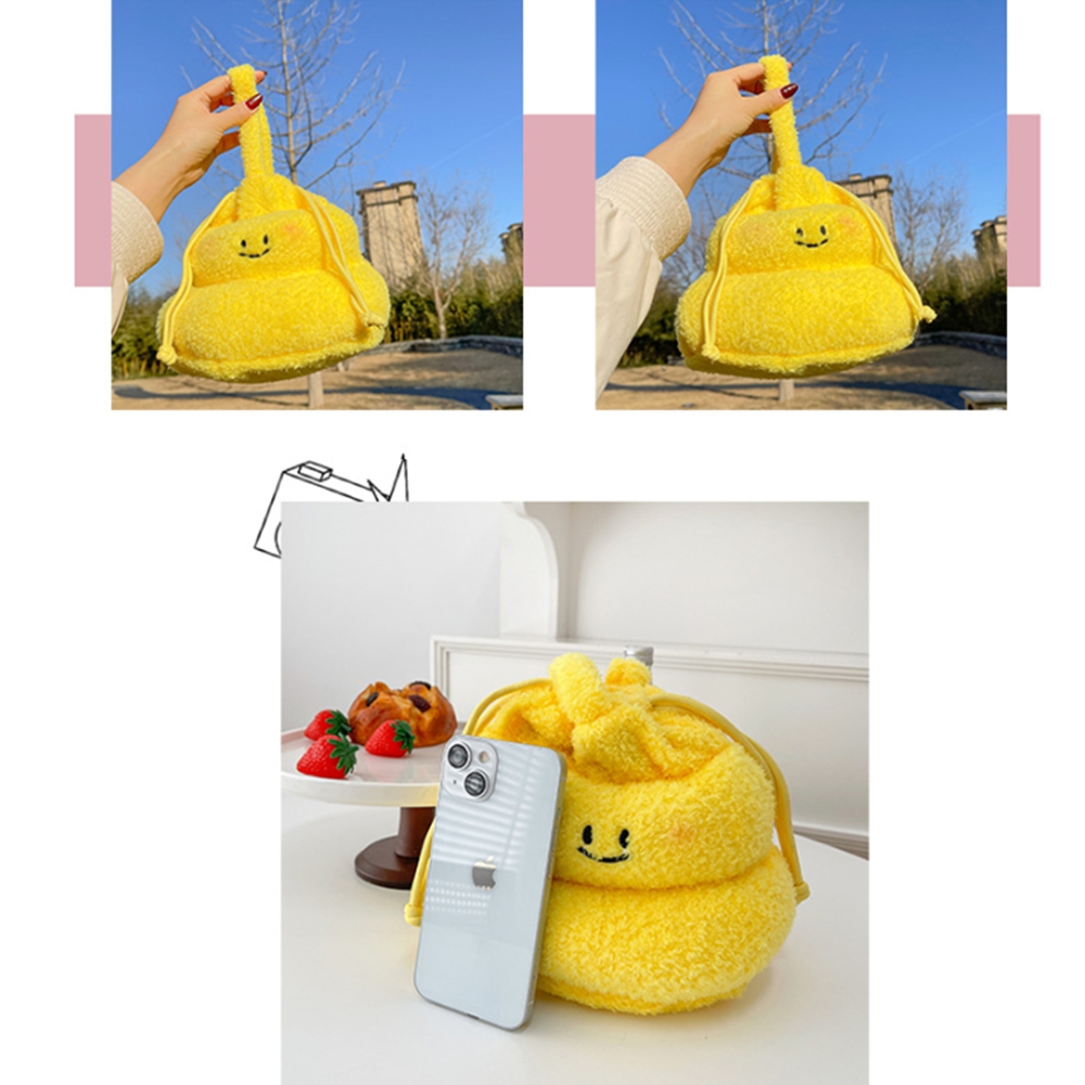 귀요미 똥 모양 미니 가방 복조리 인싸템 플러피 데일리 친구 생일 선물 쓸데없는 웃긴 가방 - 상세 이미지 3
